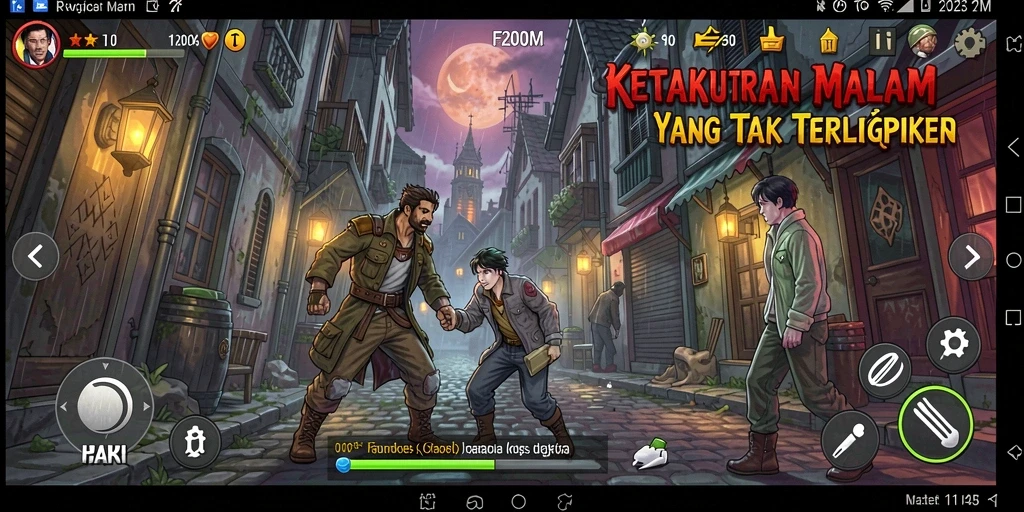 Gameplay seram dari F200M yang penuh ketegangan.