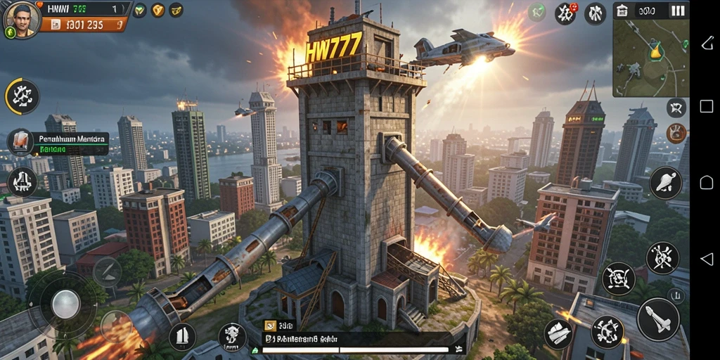Gameplay menantang dan menegangkan dalam Tower Defense.