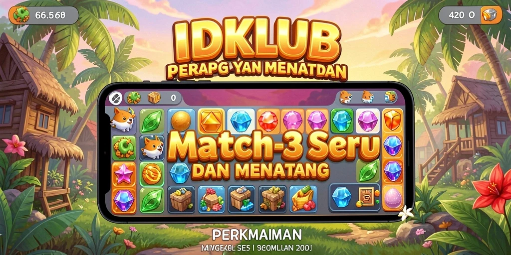 Tampilan gameplay seru dari IDKLUB dengan grafis menyenangkan.