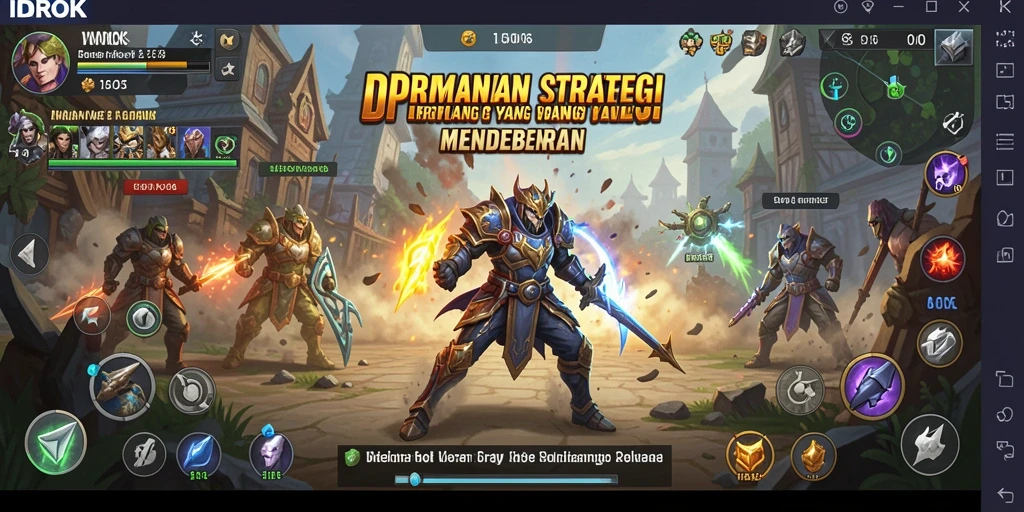 Tampilan gameplay menarik dari game strategi IDROK.