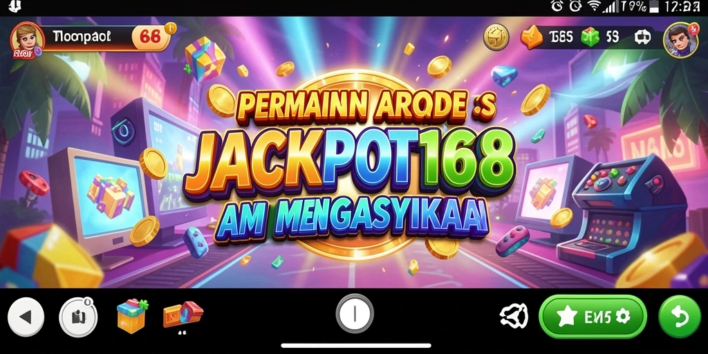 Tampilan gameplay <strong>JACKPOT168</strong> yang penuh warna dan menantang.
