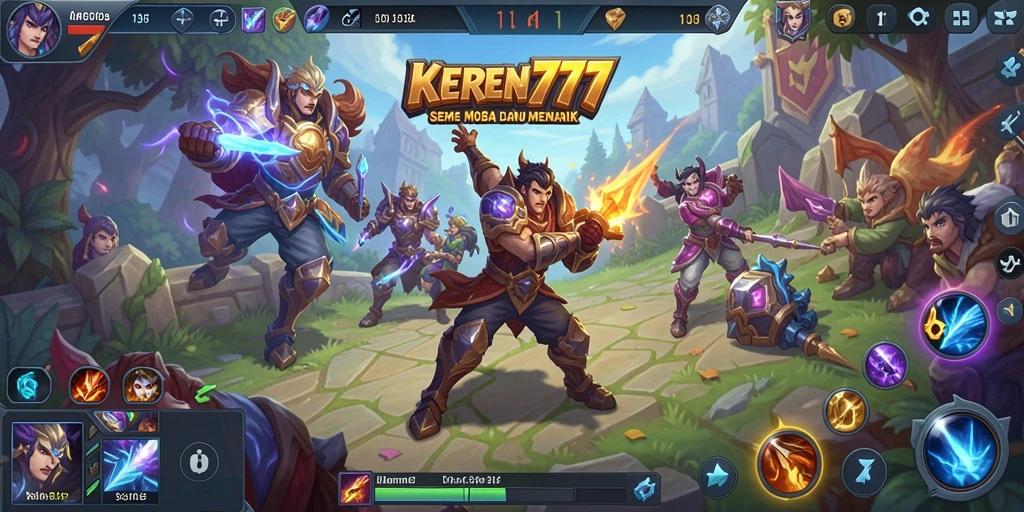 Tampilan menarik dari gameplay KEREN777 yang seru.