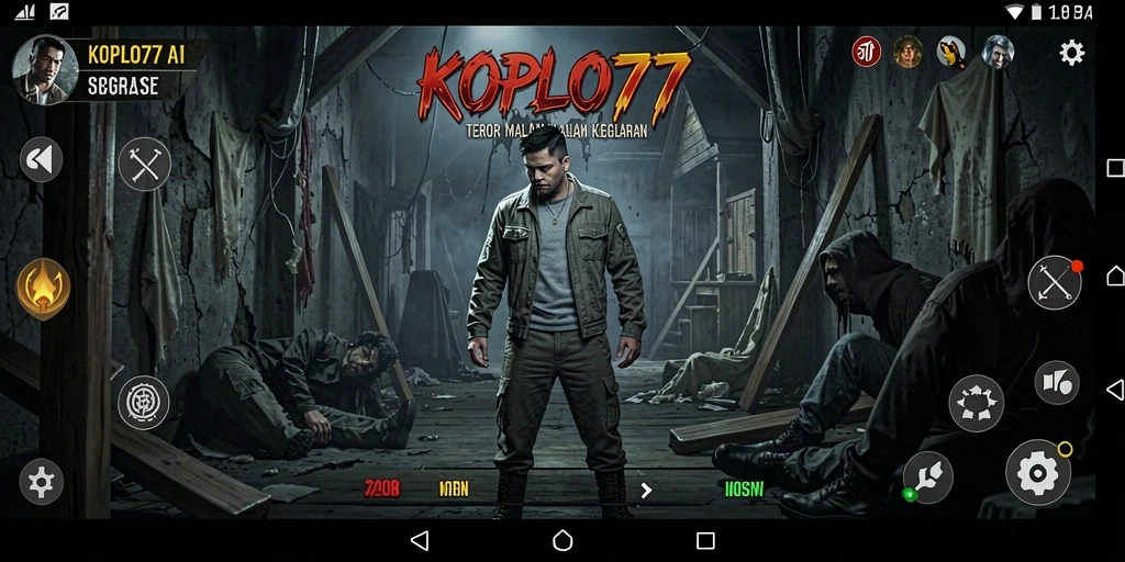 Gameplay KOPLO77 yang mencekam dan mendebarkan di kegelapan malam.