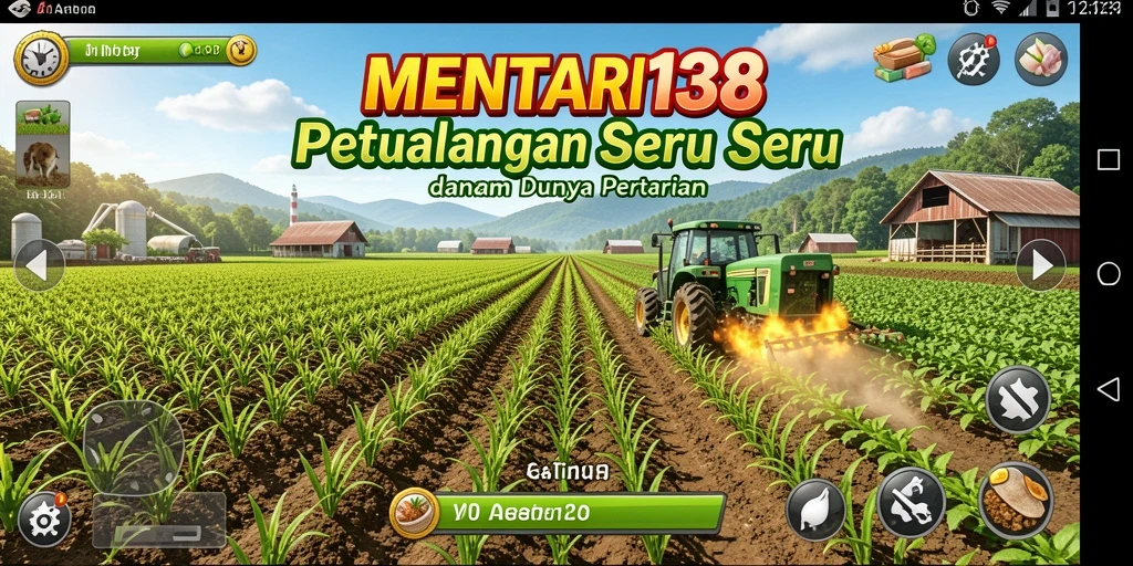 Screenshot gameplay MENTARI138 menunjukkan petualangan bertani yang seru.