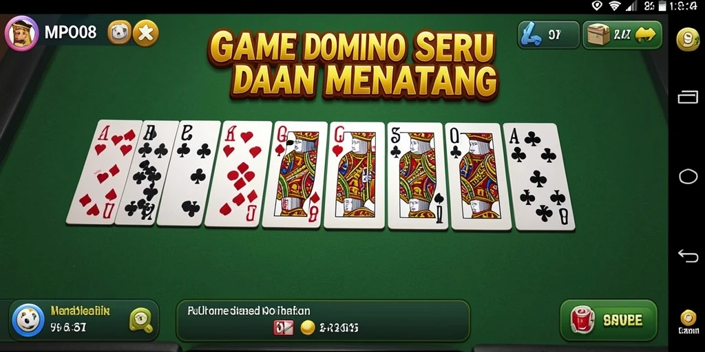Tampilan gameplay seru dalam game Domino MPO08.