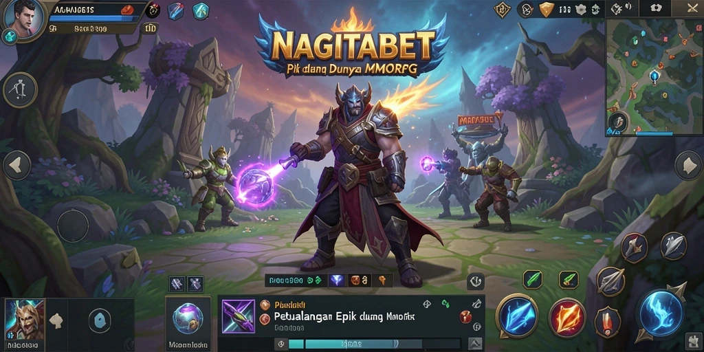 Gameplay menakjubkan dalam dunia MMORPG NAGITABET.