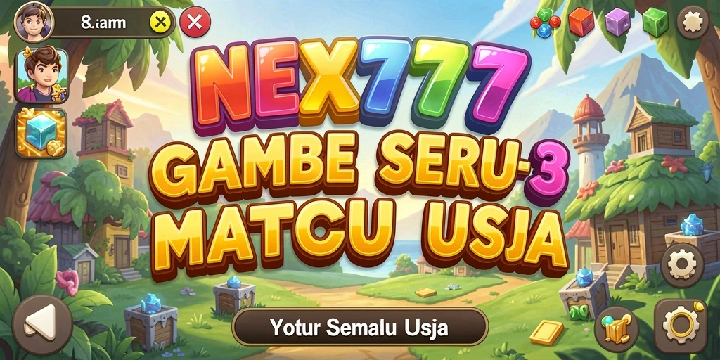 Tampilan gameplay NEX777 yang menampilkan keberhasilan mencocokkan objek.