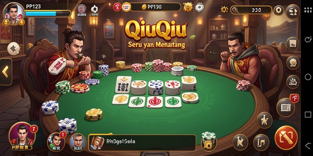 Screenshot gameplay QiuQiu yang seru di PP123.