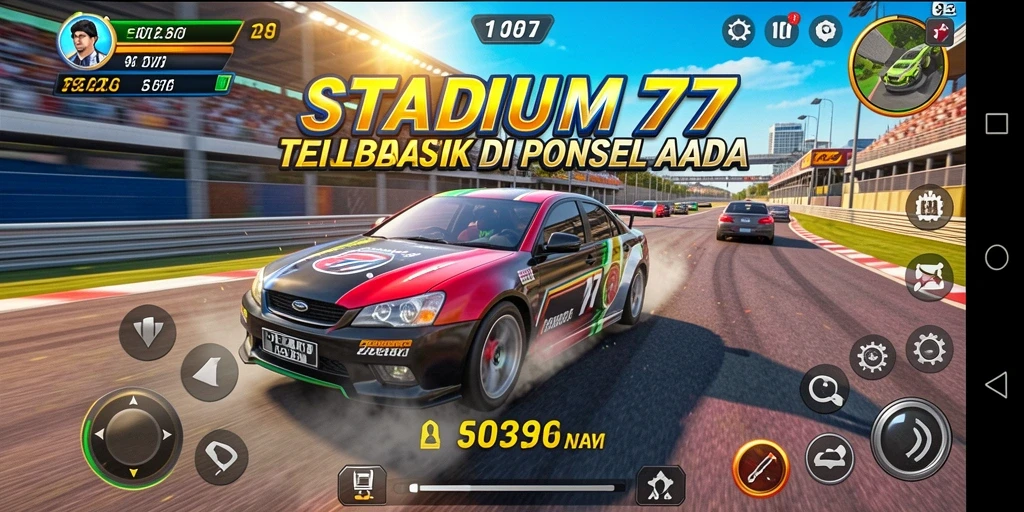 Tampilan gameplay STADIUM77 yang menarik dan penuh adrenalin.