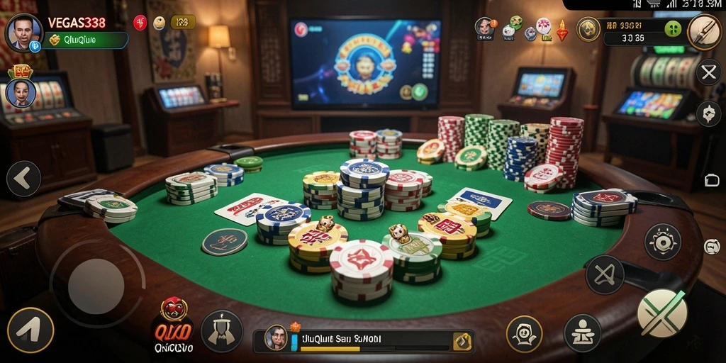 Tampilan gameplay QiuQiu yang menarik dan kompetitif