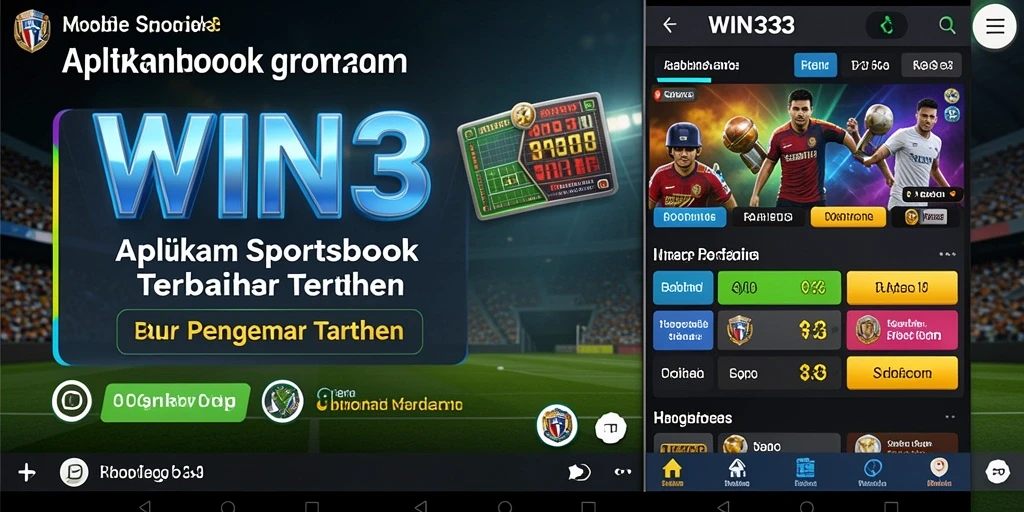 Tampilan gameplay aplikasi Sportsbook WIN33 yang menarik.