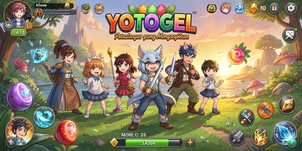 Gameplay menarik di dunia Anime penuh warna.